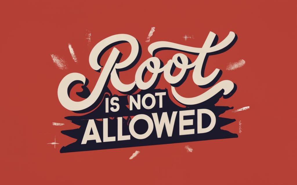 This Website Is No Longer Running As The Root User